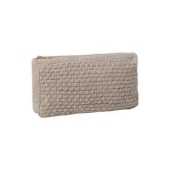 Strikket Clutch Petra, tiger melange