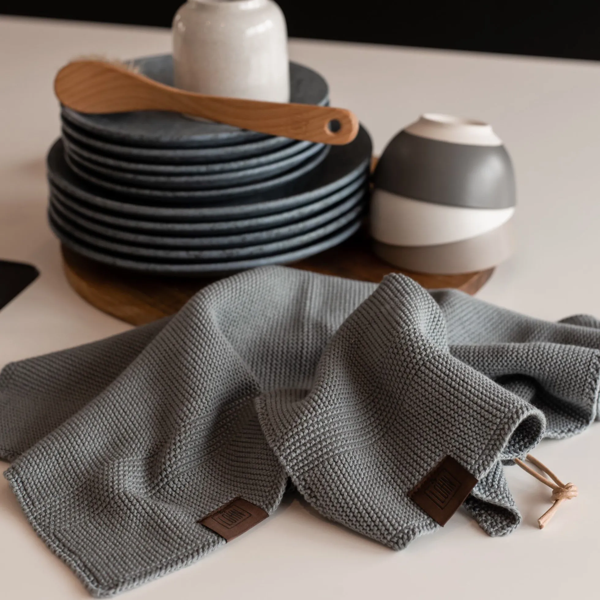 Strikket Klud, spanish grey