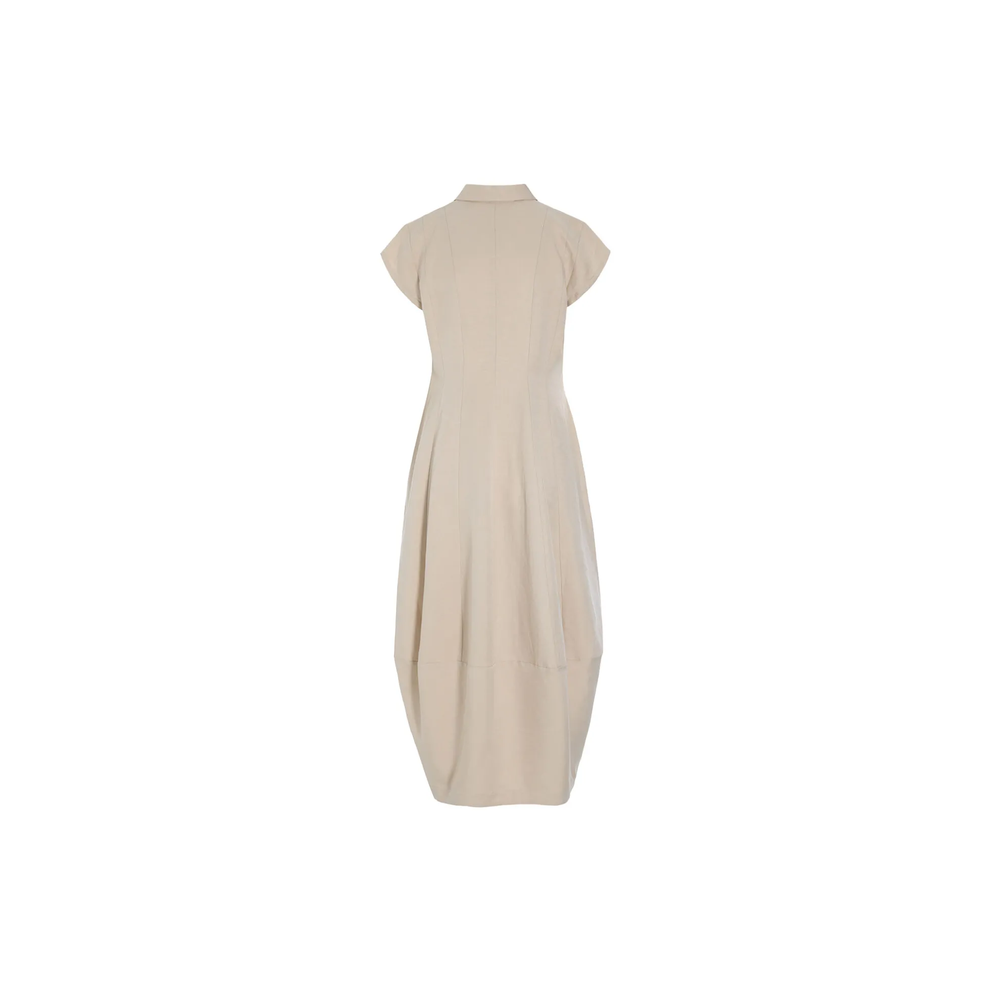 Sukosu kjole med krave, ivory