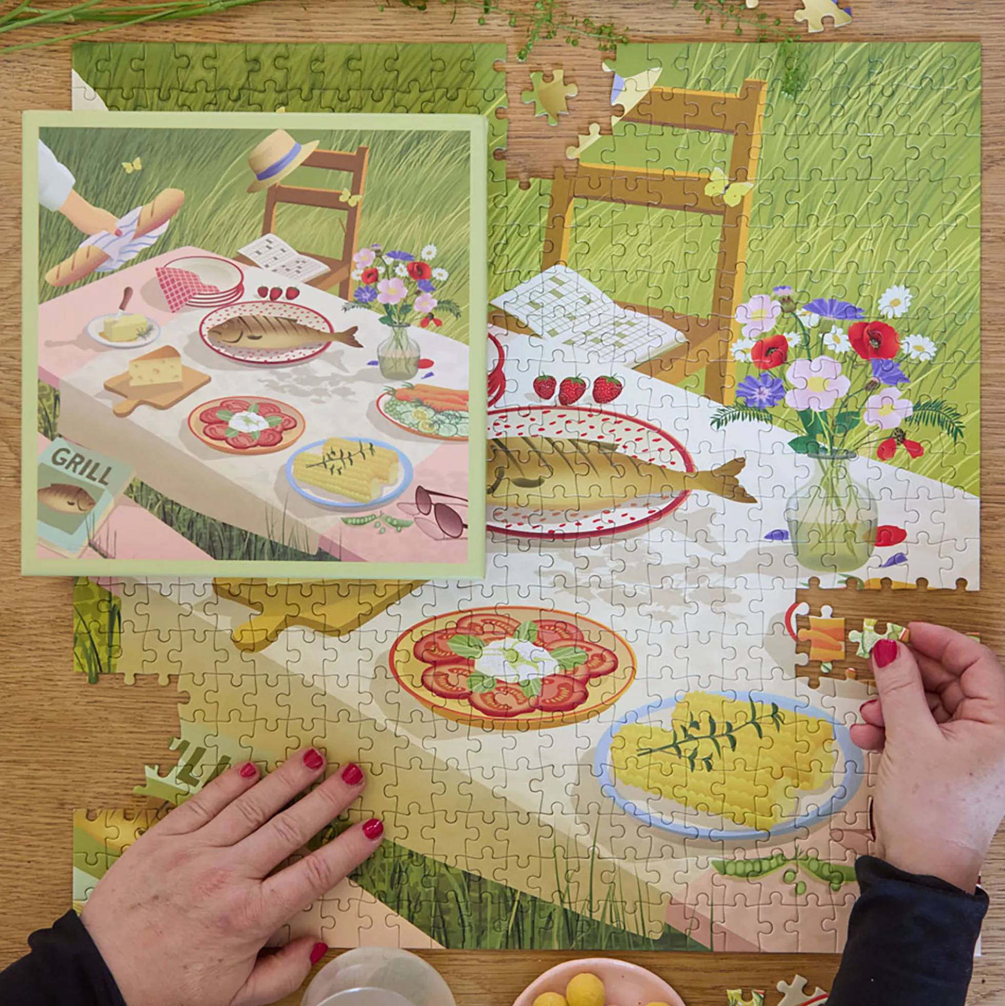 Summer Table & Me puslespil 500 brikker