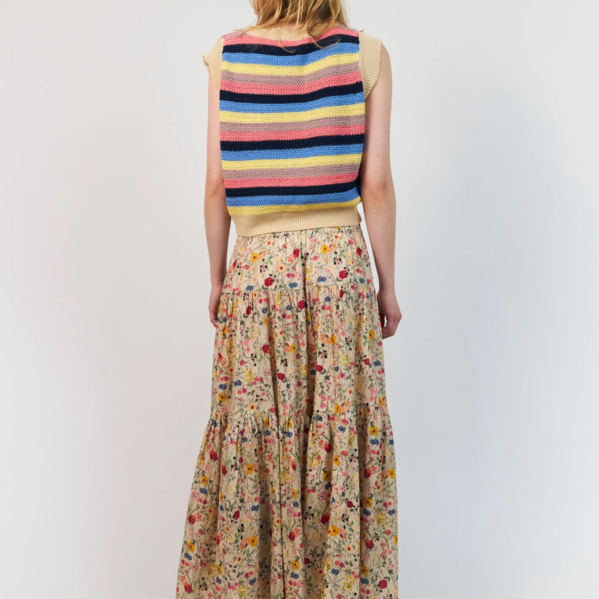SunsetLL Maxi Skirt, flower print