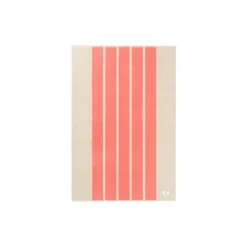 SUN STRIPE strandhåndklæde, coral pink