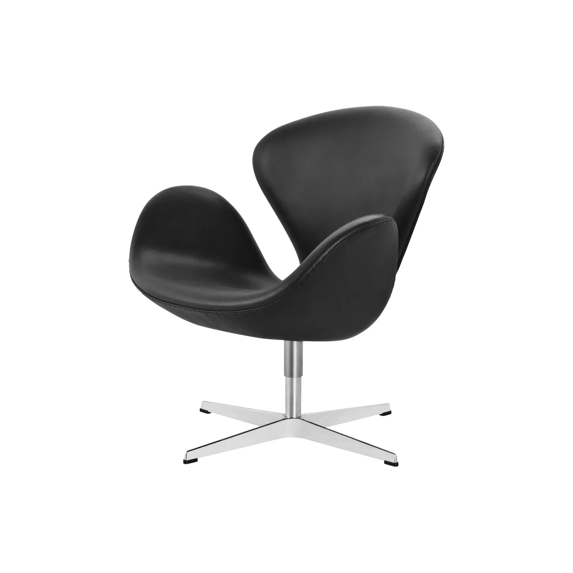Svanen™ 3320 loungestol, sort
