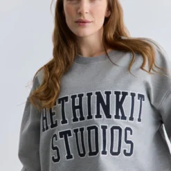 Sweat Shirt Logo, grey melange