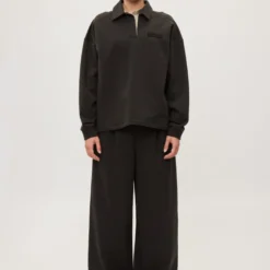 Sweat Shirt Polo One, almost black