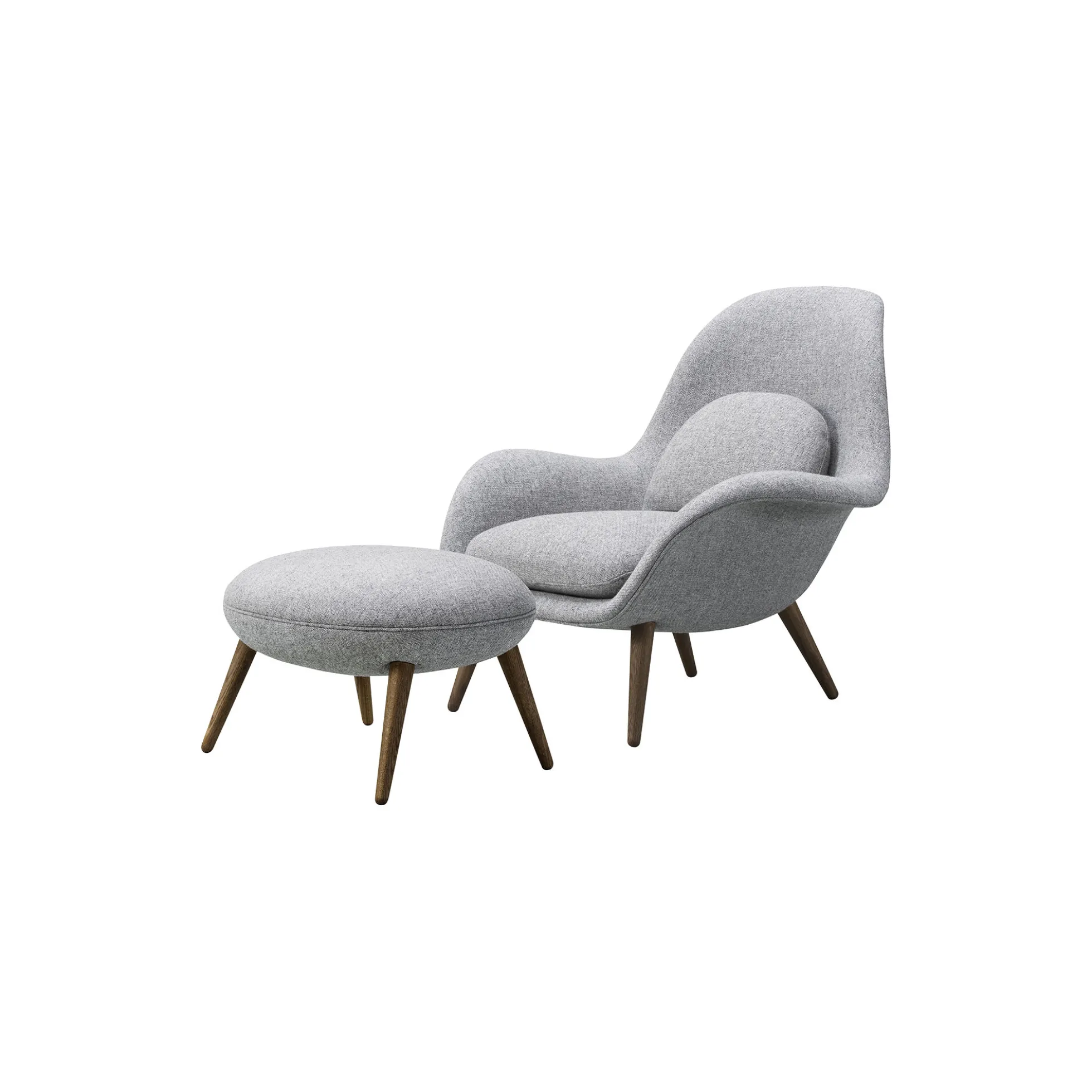 Swoon loungestol og skammel, Hallingdal 130