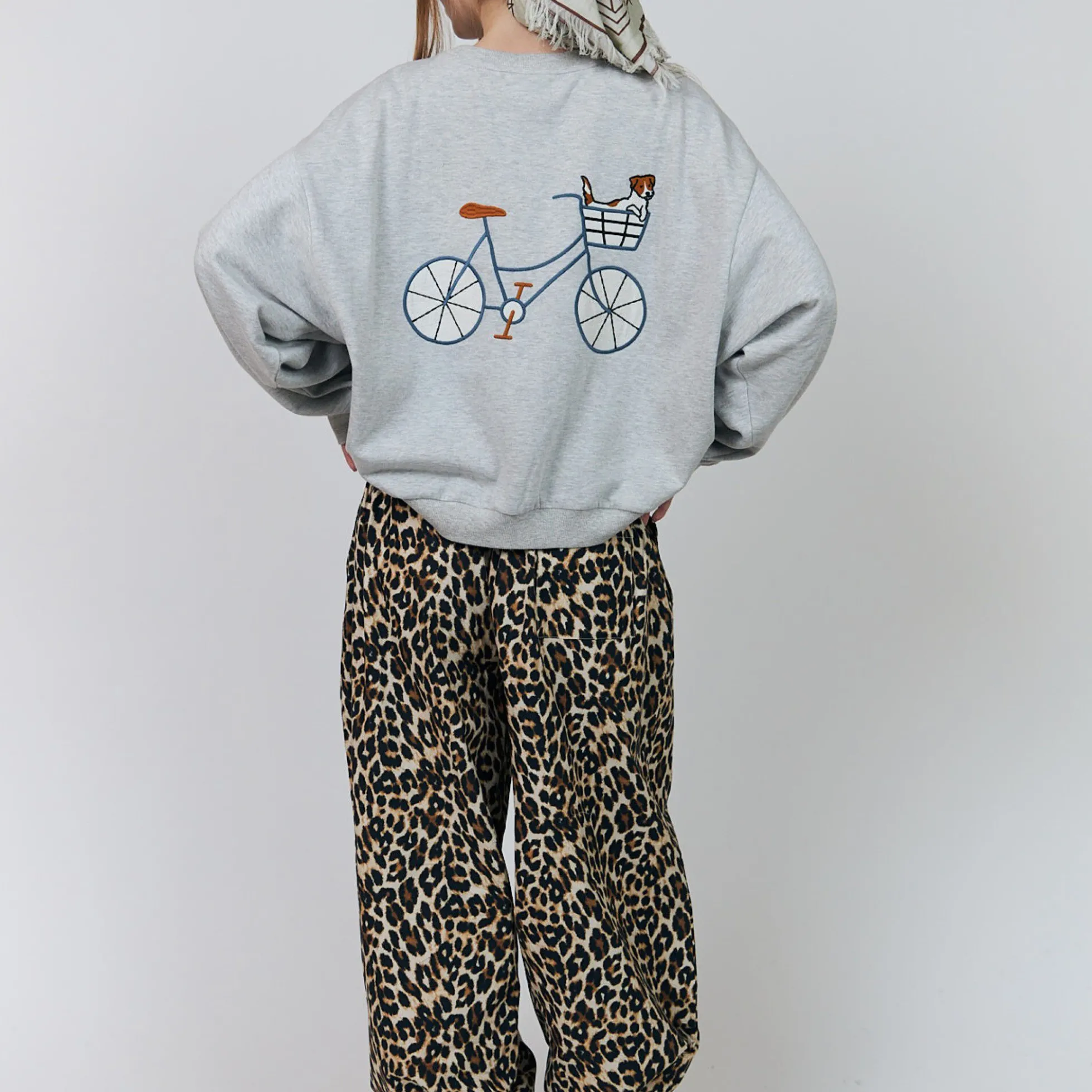 SydneyLL Dog Sweatshirt LS, light grey melange