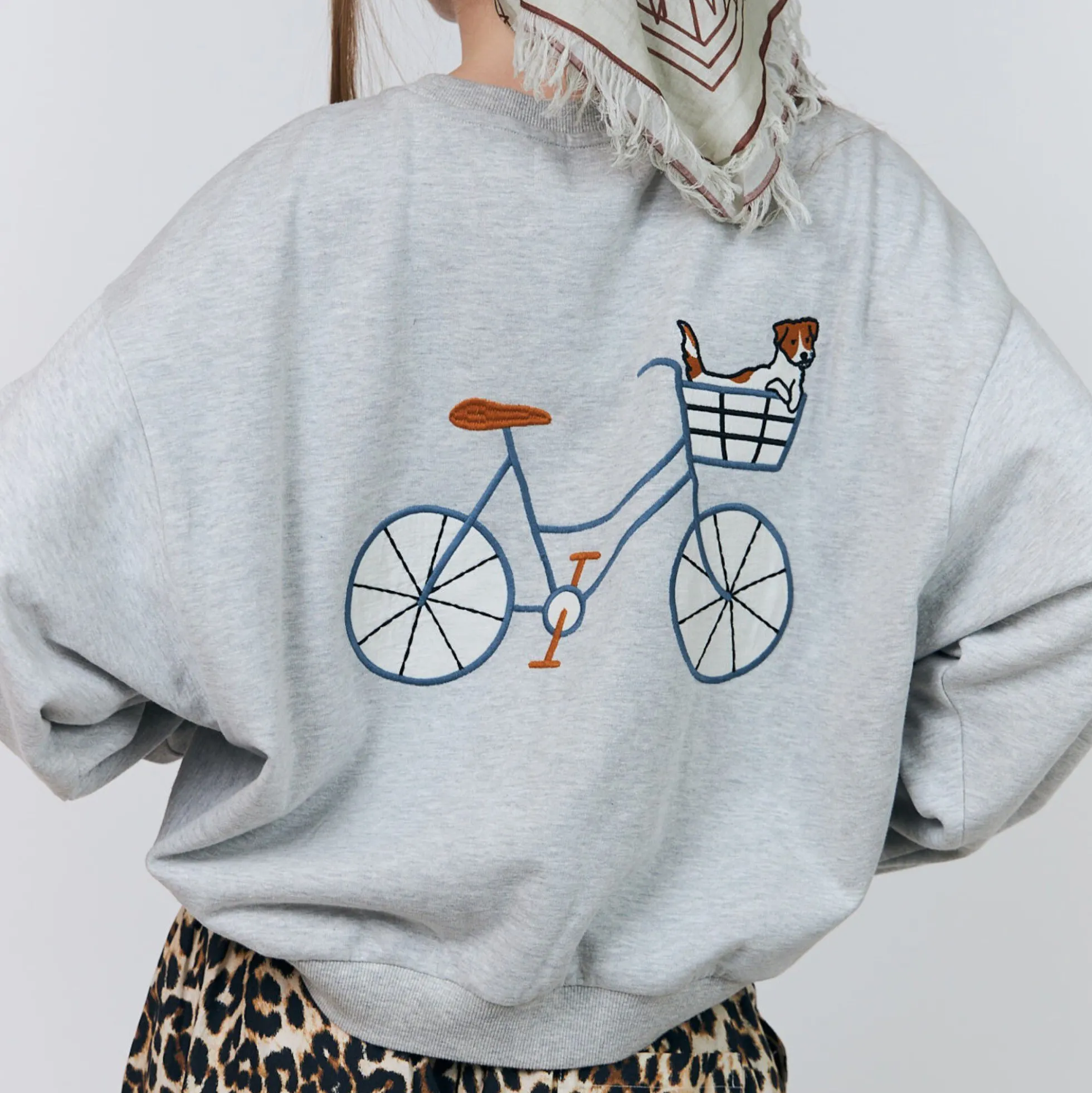 SydneyLL Dog Sweatshirt LS, light grey melange