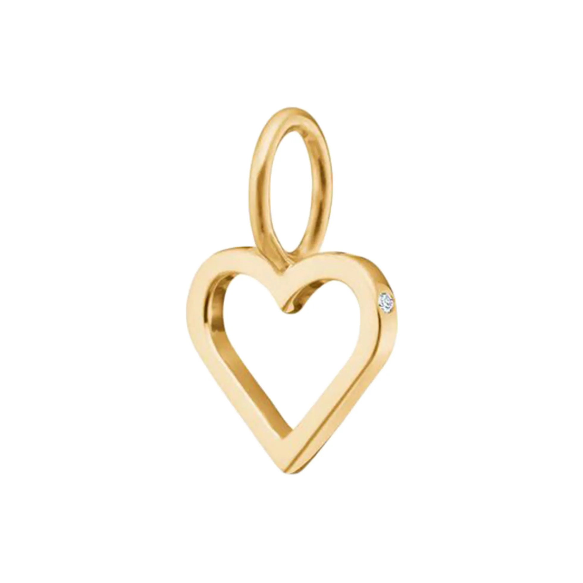 Symbols Open Heart vedhæng, guld