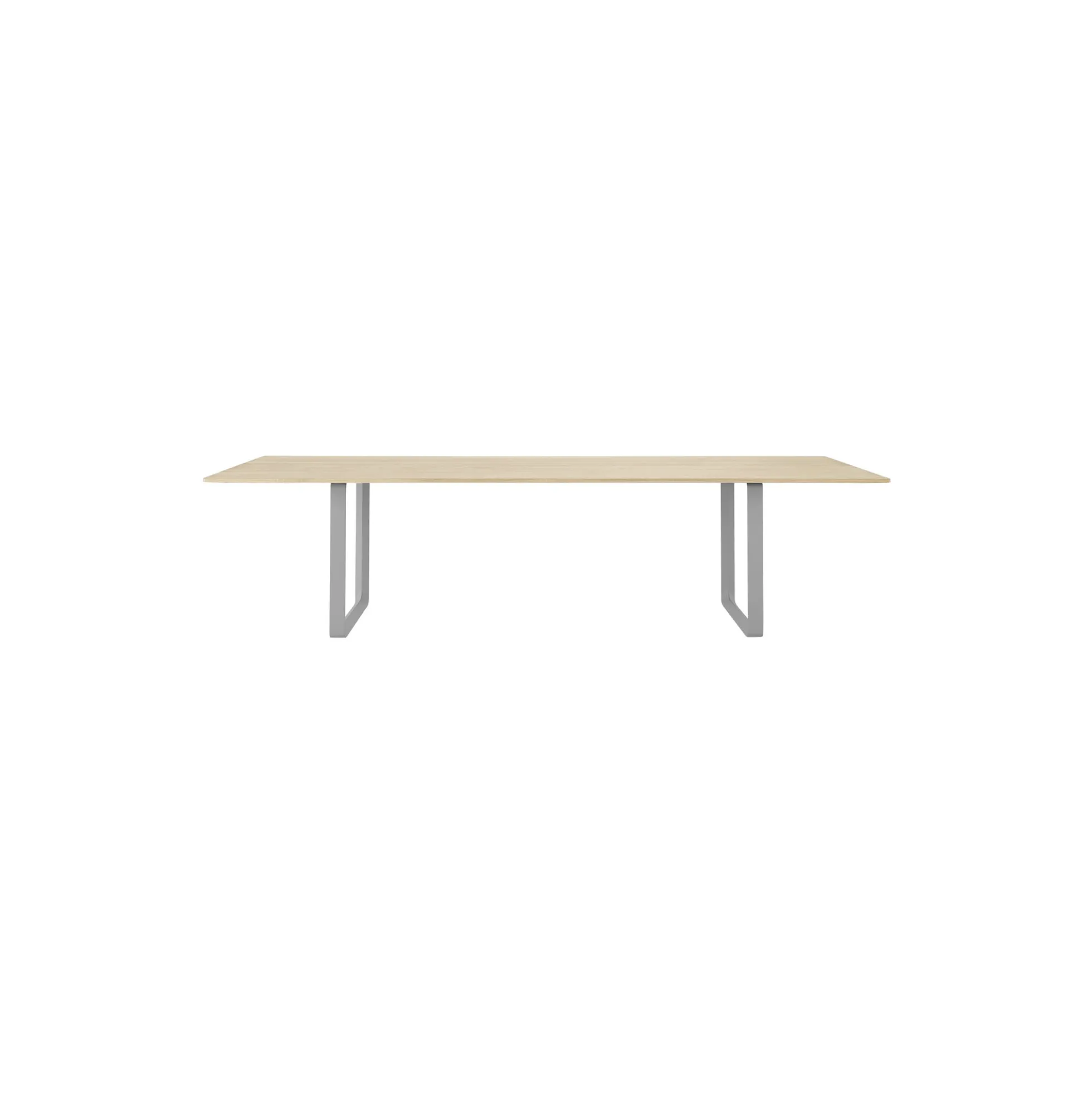 70/70 Table, solid oak/grey
