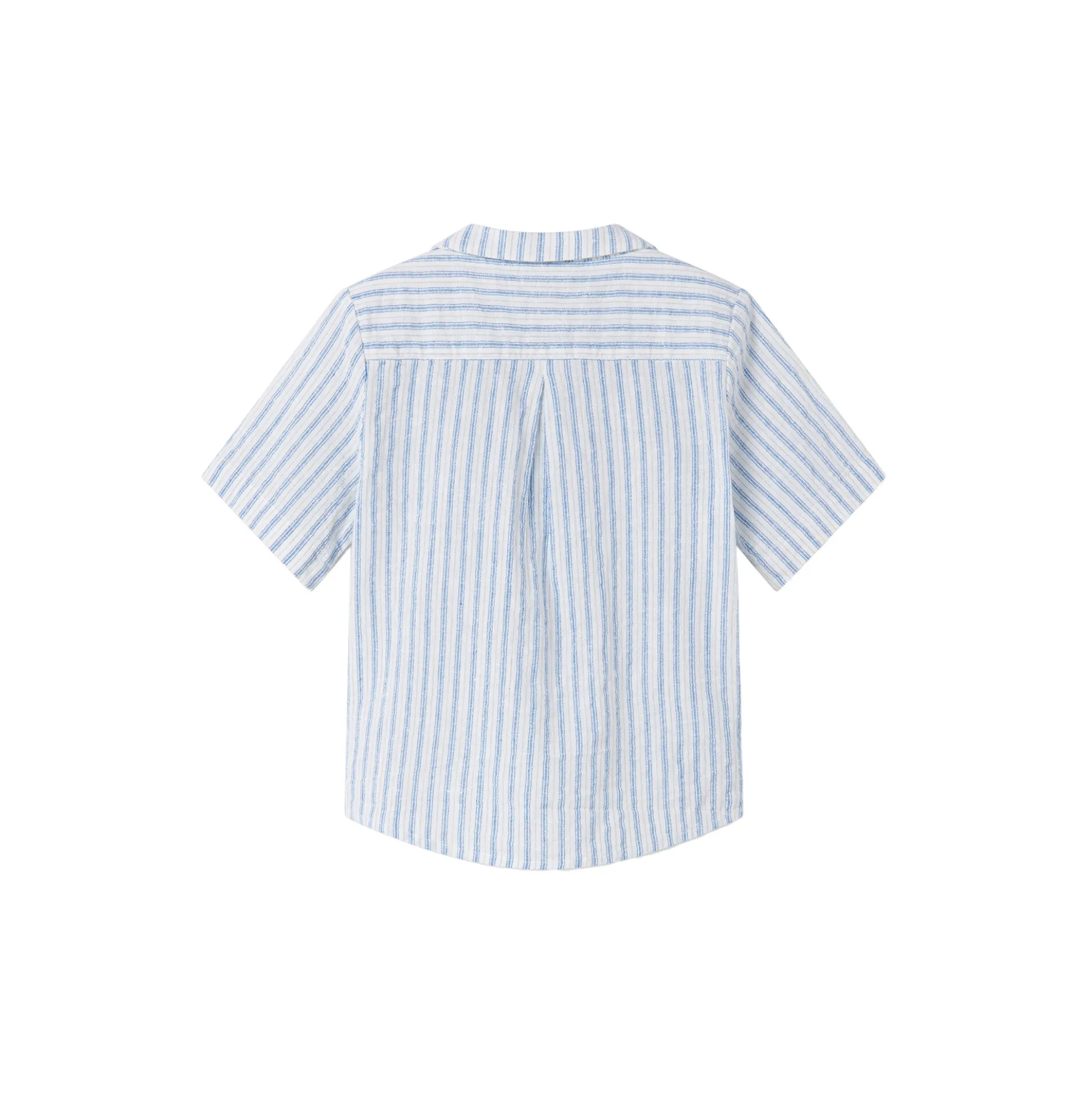 Tage Shirt, surf blue stripe