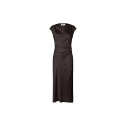 Tailormd dress, seal brown