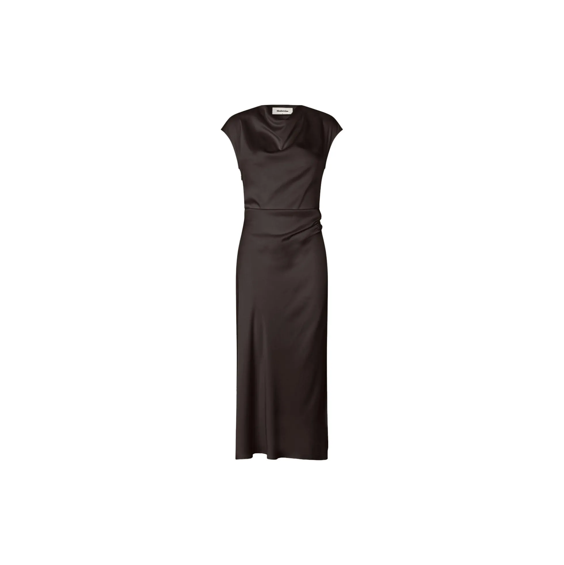 Tailormd dress, seal brown
