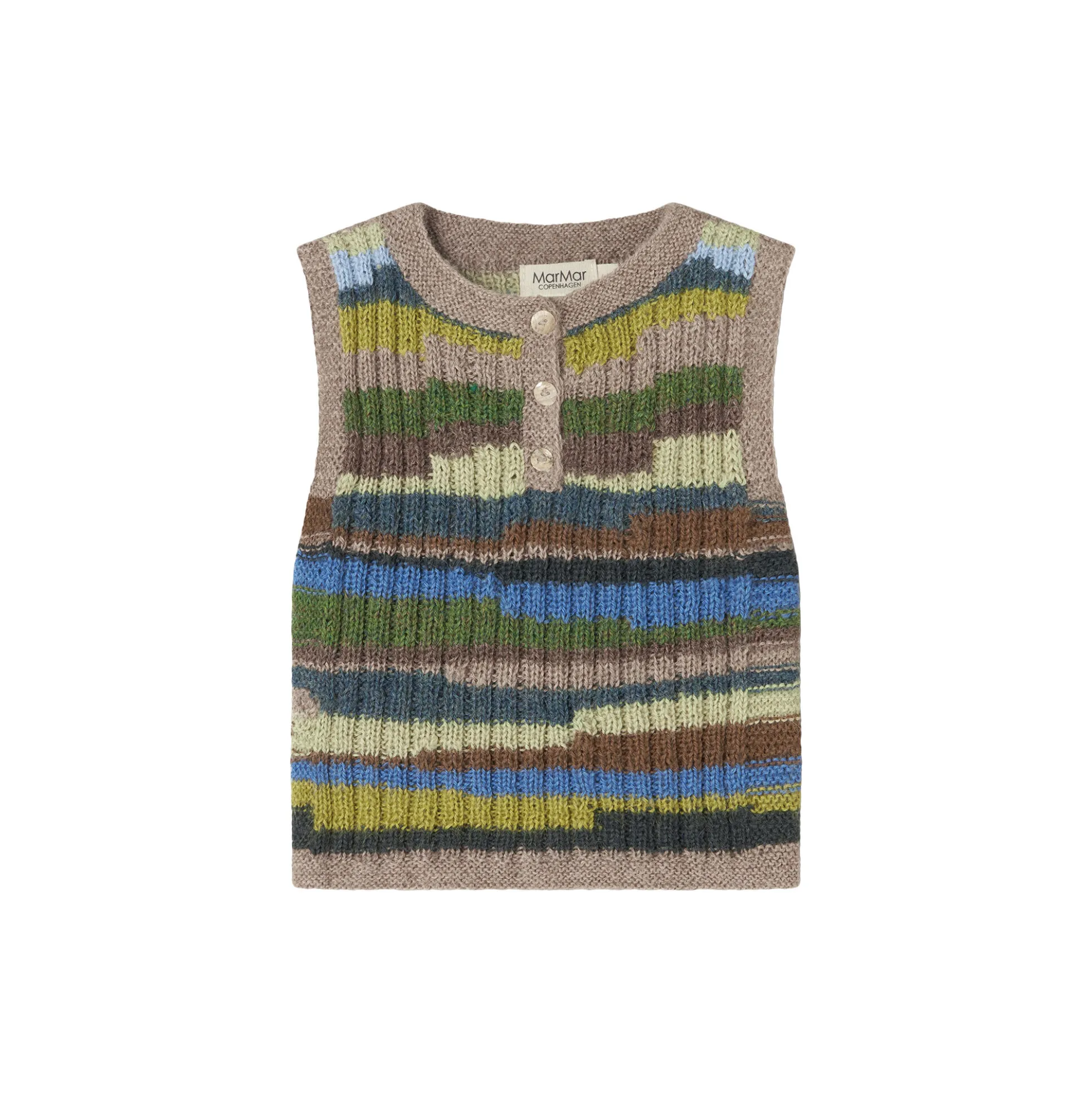 Talvar Knit Vest, multicolour boy
