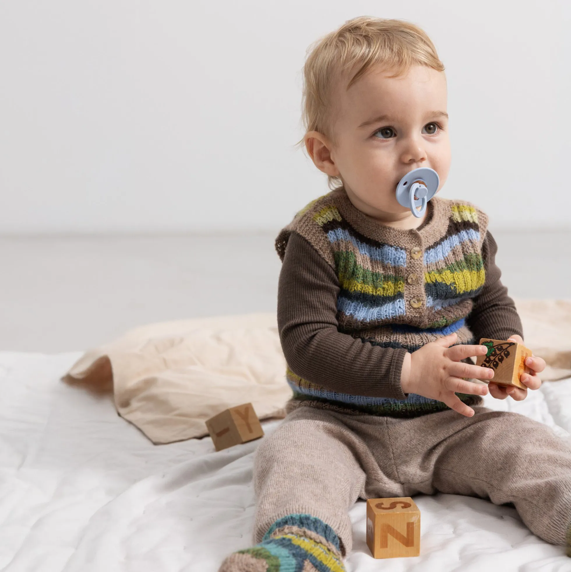 Talvar Knit Vest, multicolour boy