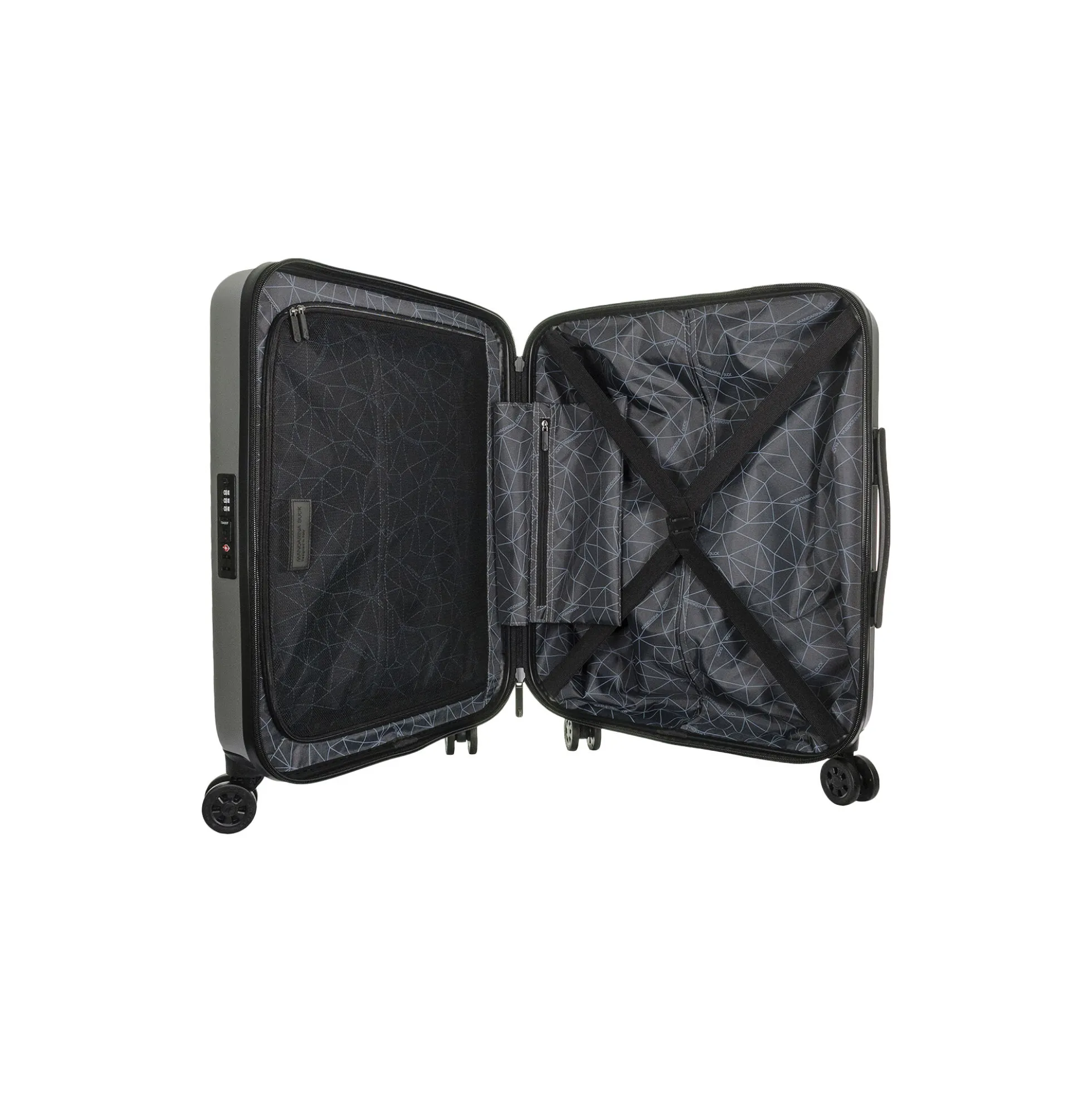 Tank Case Trolley Cabin W/Front Pocket, grigio
