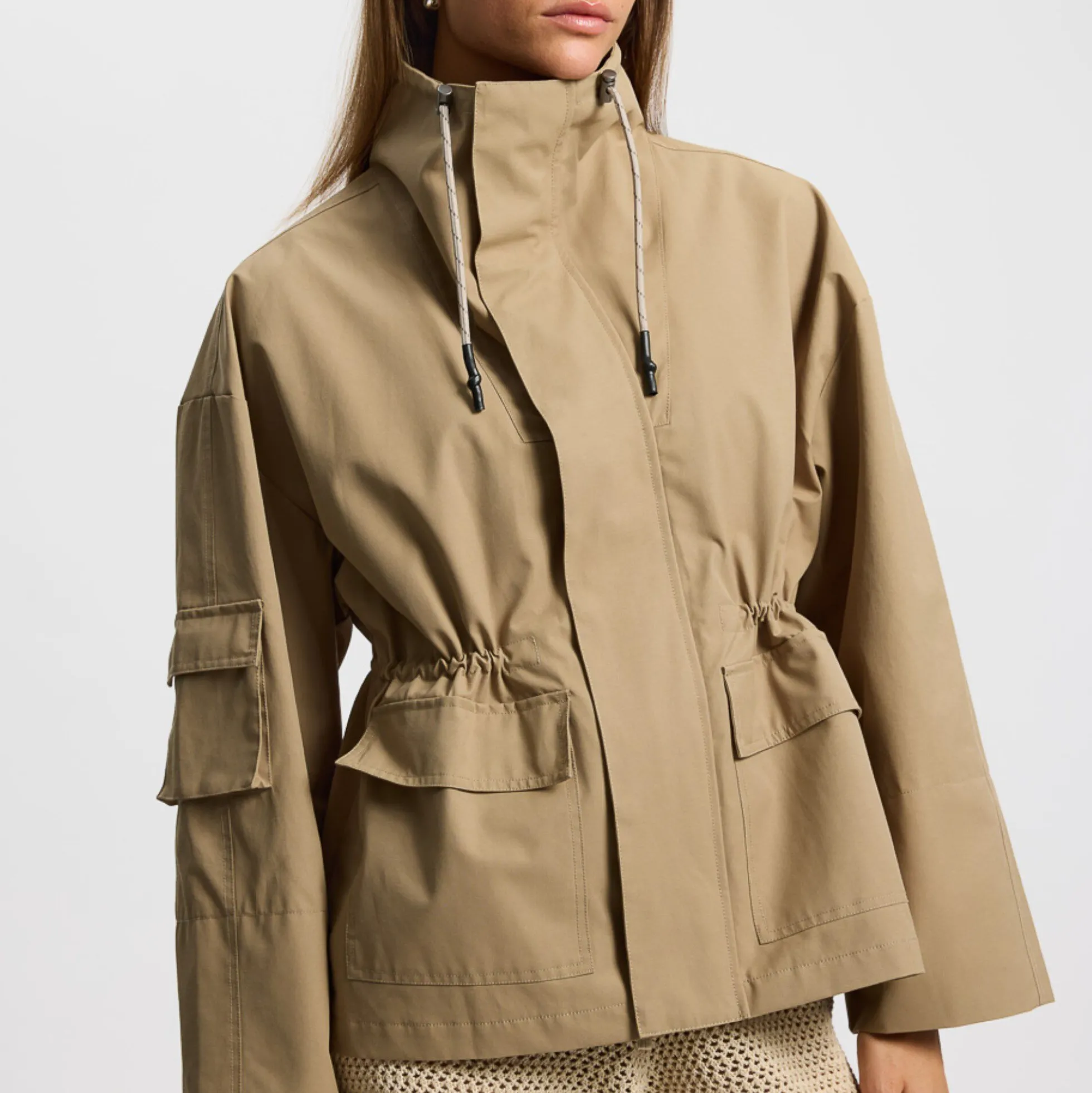 Tech Jacket Cloud, beige taupe