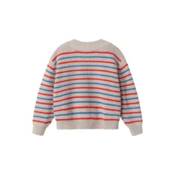 Teno Knitwear, tomato mix stripe