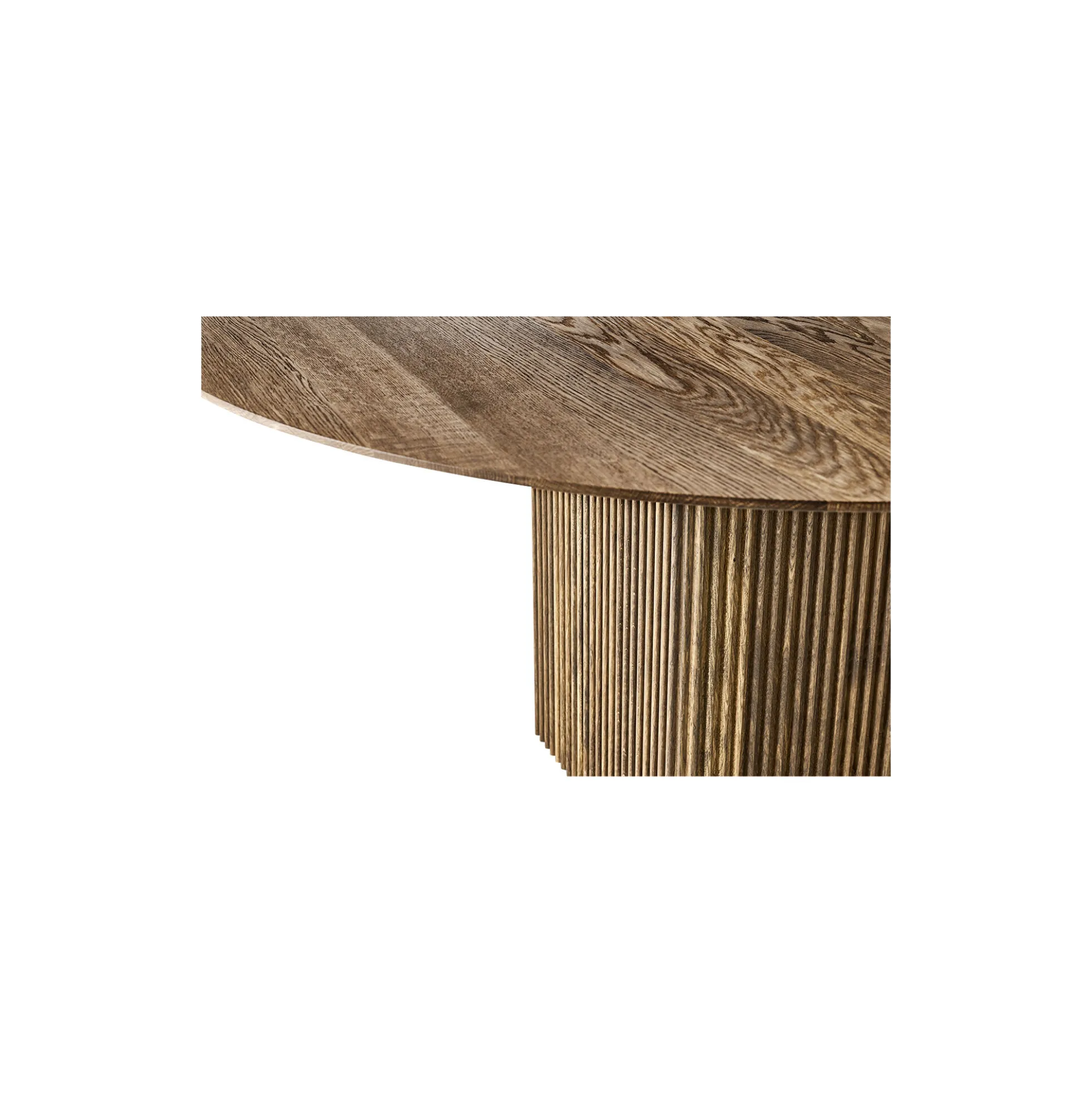 TEN TABLE ROUND, oiled walnut