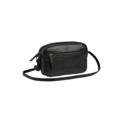 TerraMBG Crossbody Bag Soft Vintage, black w/br. gold