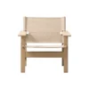 The Canvas Chair loungestol, olieret eg/kanvas