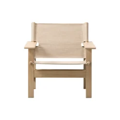 The Canvas Chair loungestol, olieret eg/kanvas