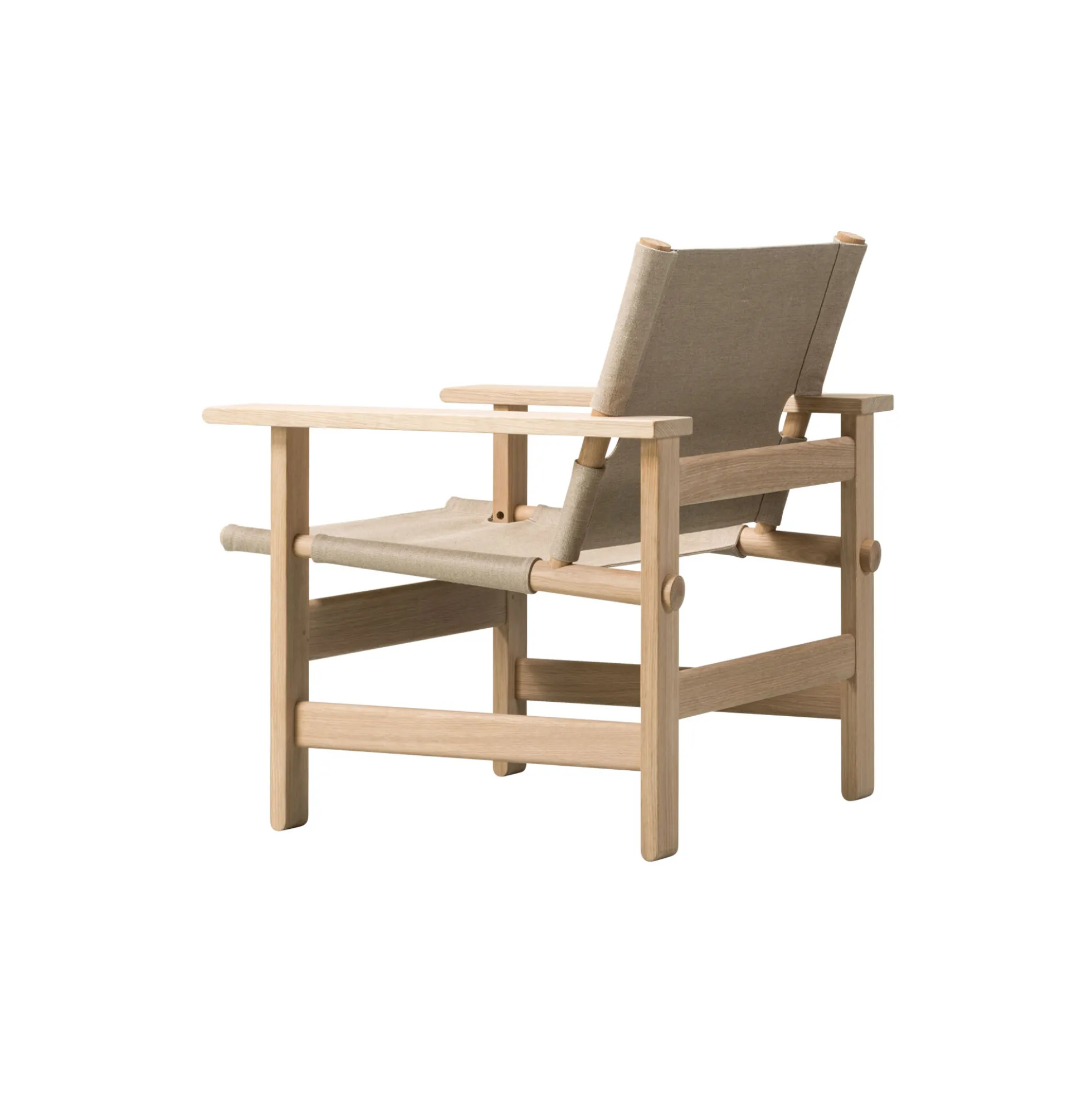 The Canvas Chair loungestol, olieret eg/kanvas