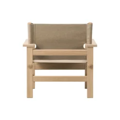 The Canvas Chair loungestol, olieret eg/kanvas