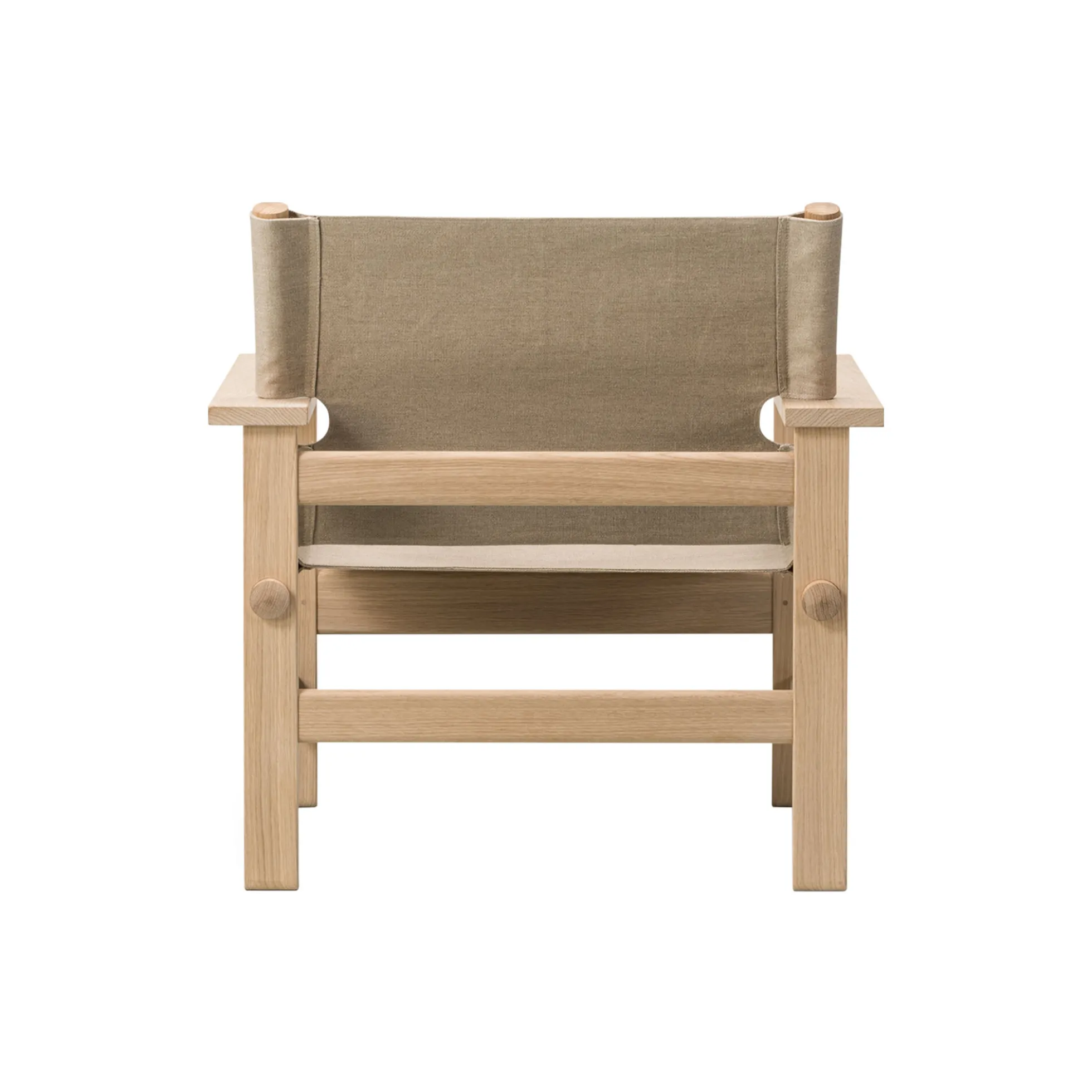 The Canvas Chair loungestol, olieret eg/kanvas