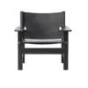 The Canvas Chair loungestol, sortlakeret eg/sort
