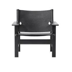 The Canvas Chair loungestol, sortlakeret eg/sort