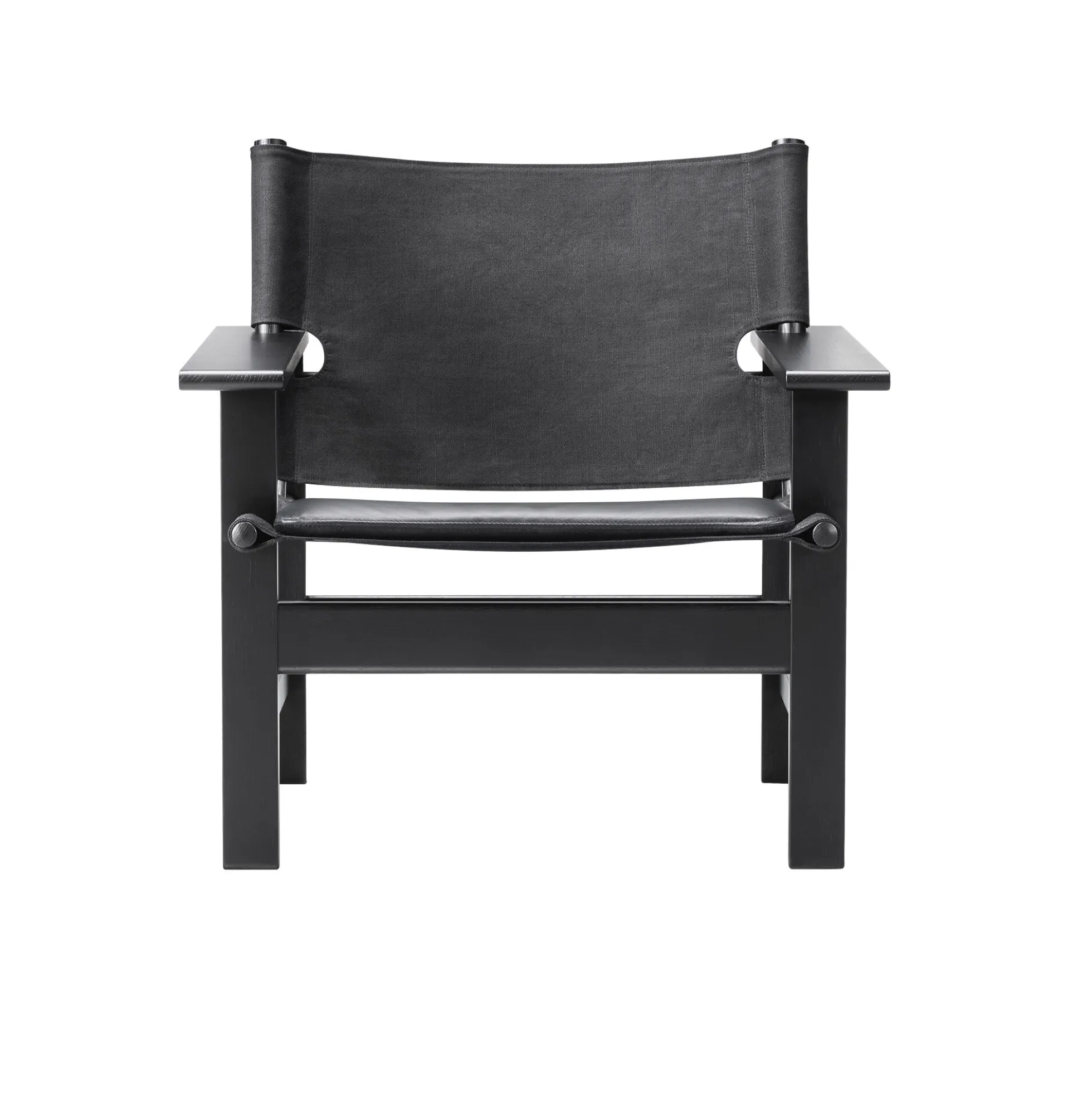 The Canvas Chair loungestol, sortlakeret eg/sort
