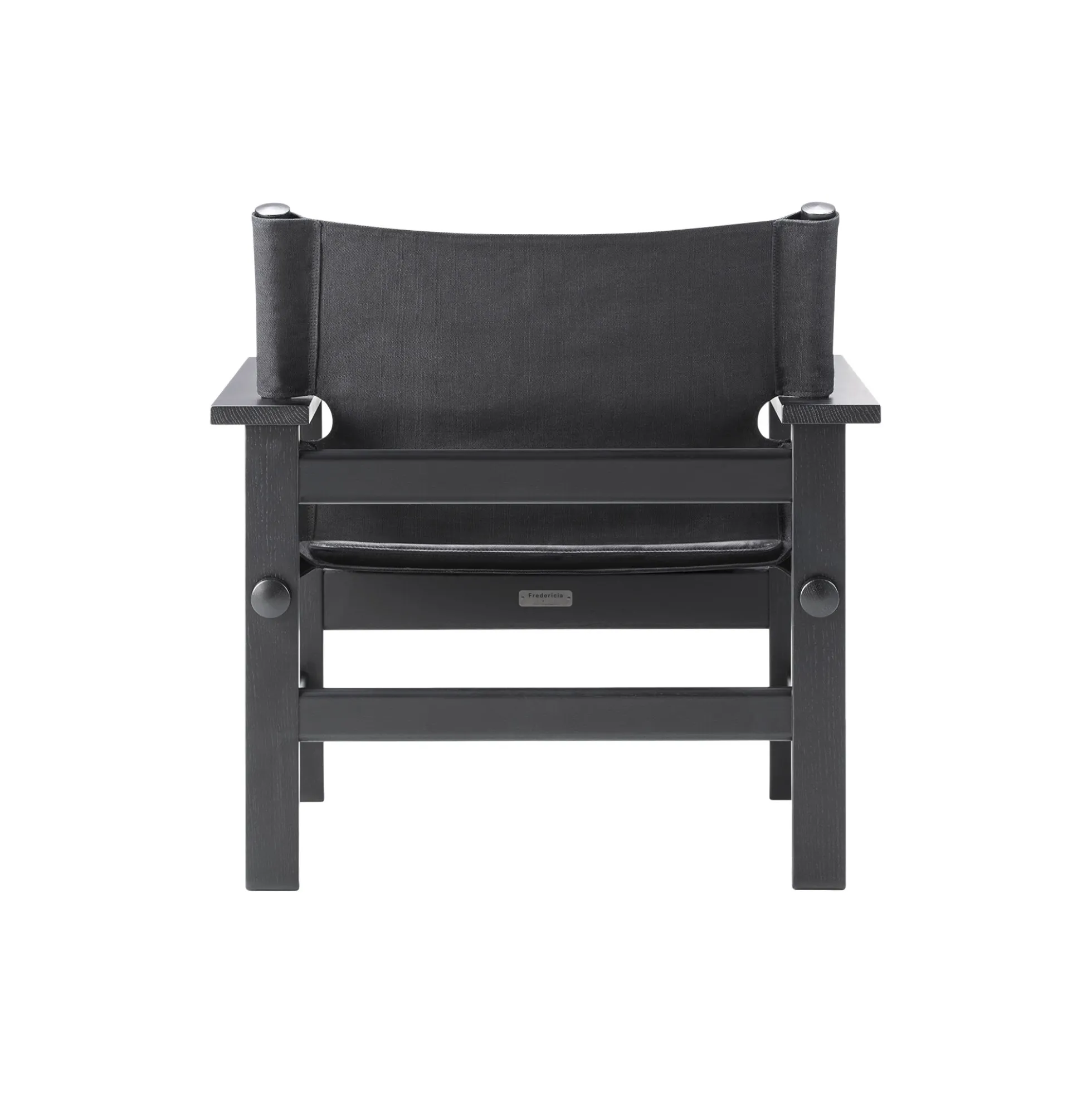 The Canvas Chair loungestol, sortlakeret eg/sort
