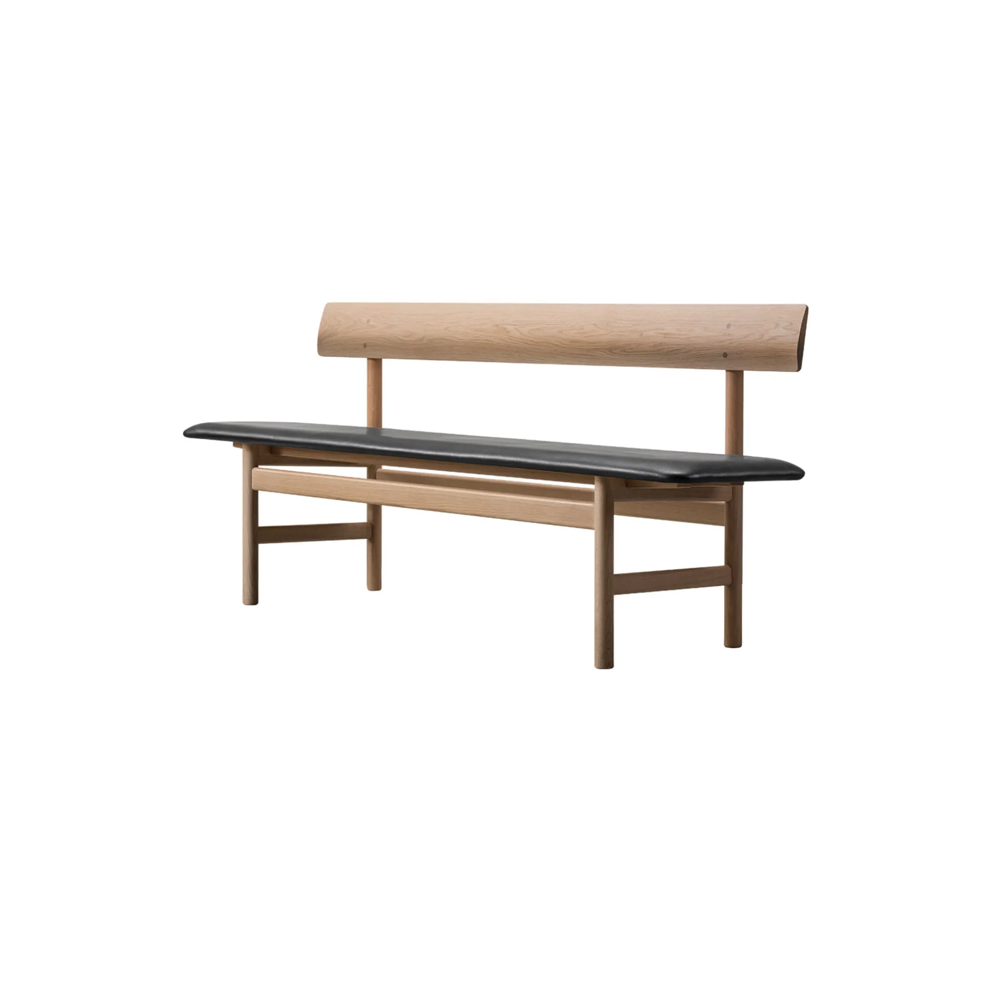 The Mogensen Bench bænk, olieret eg/black