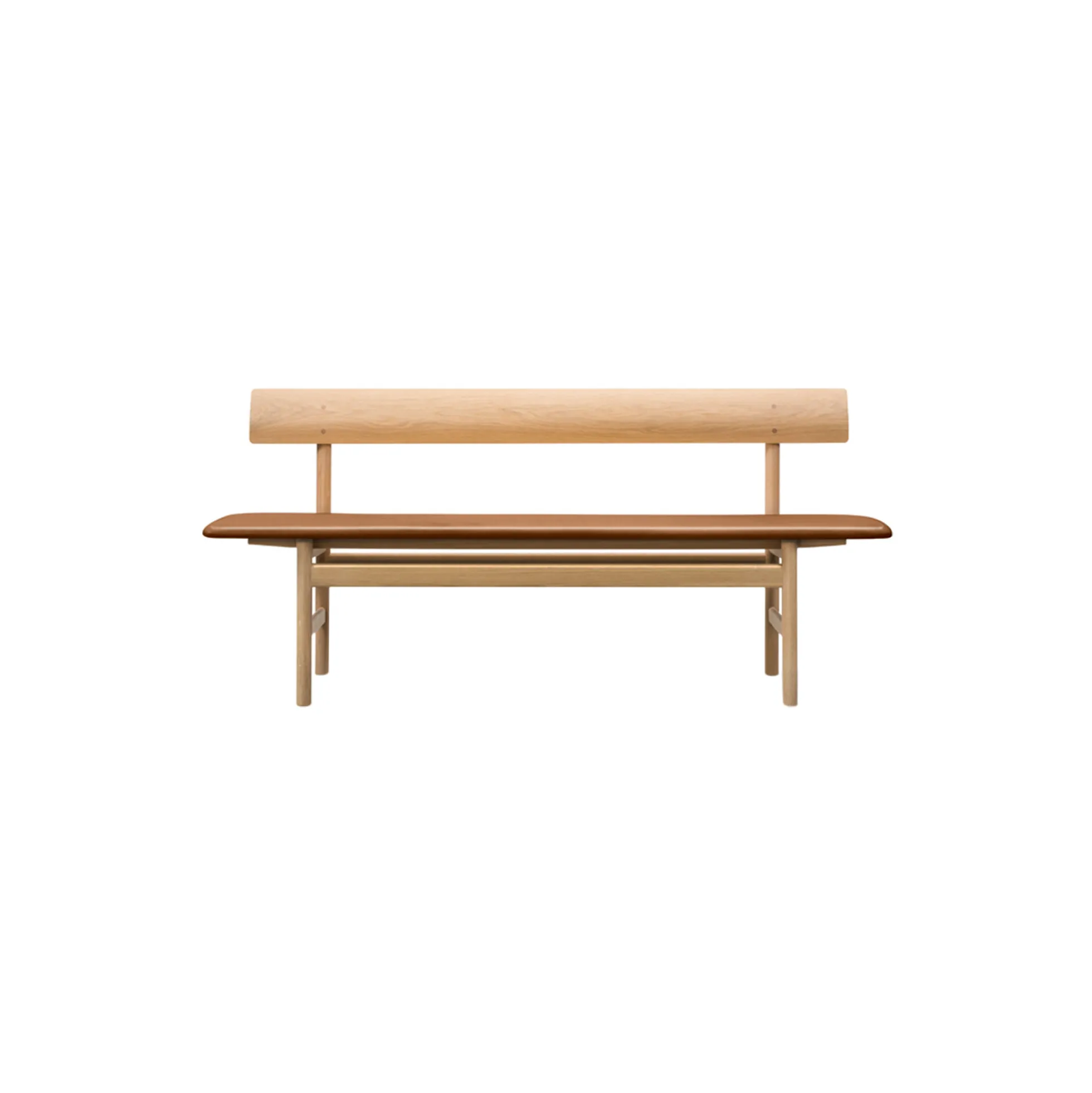 The Mogensen Bench bænk, sæbebehandlet eg/cognac