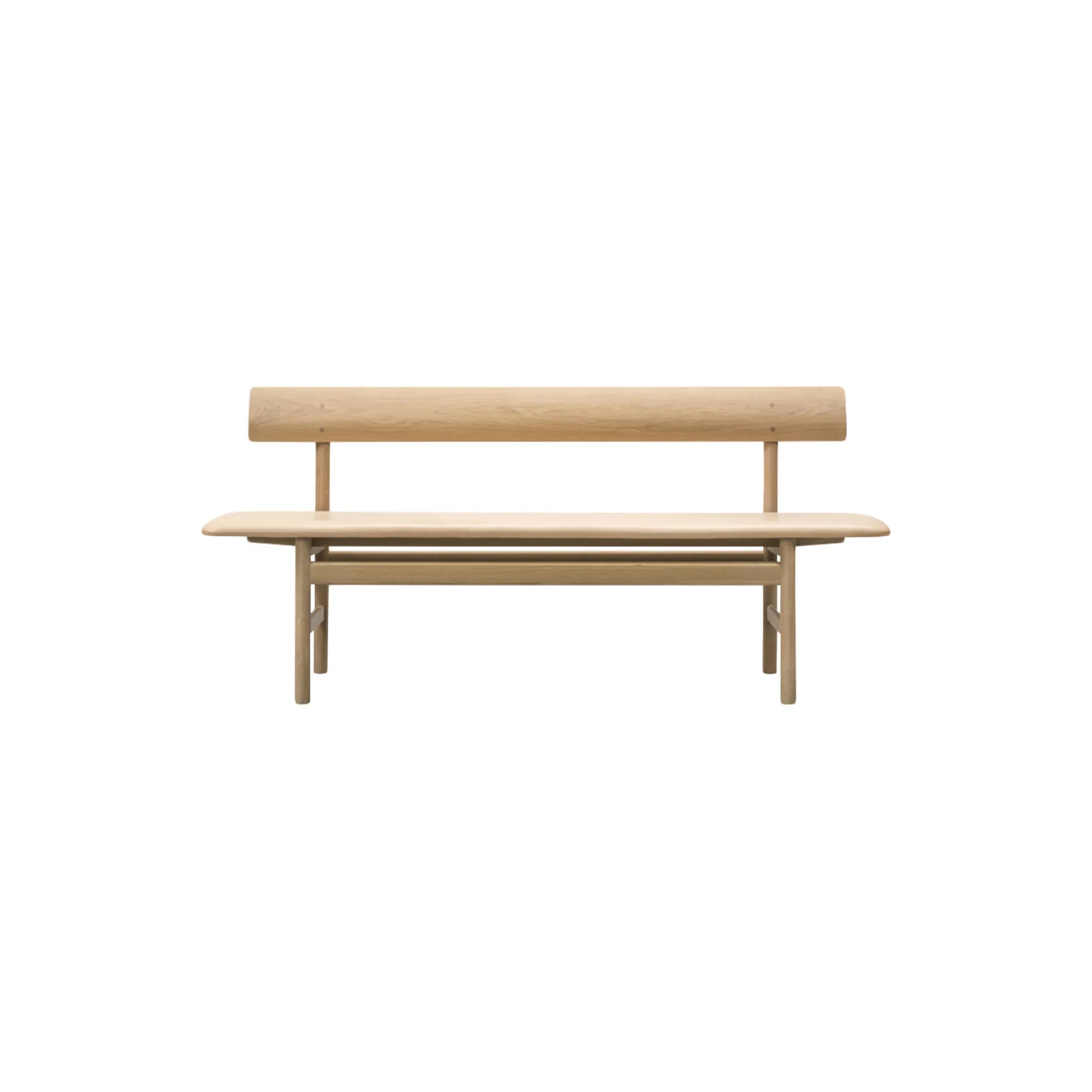 The Mogensen Bench bænk, sæbebehandlet eg/natur