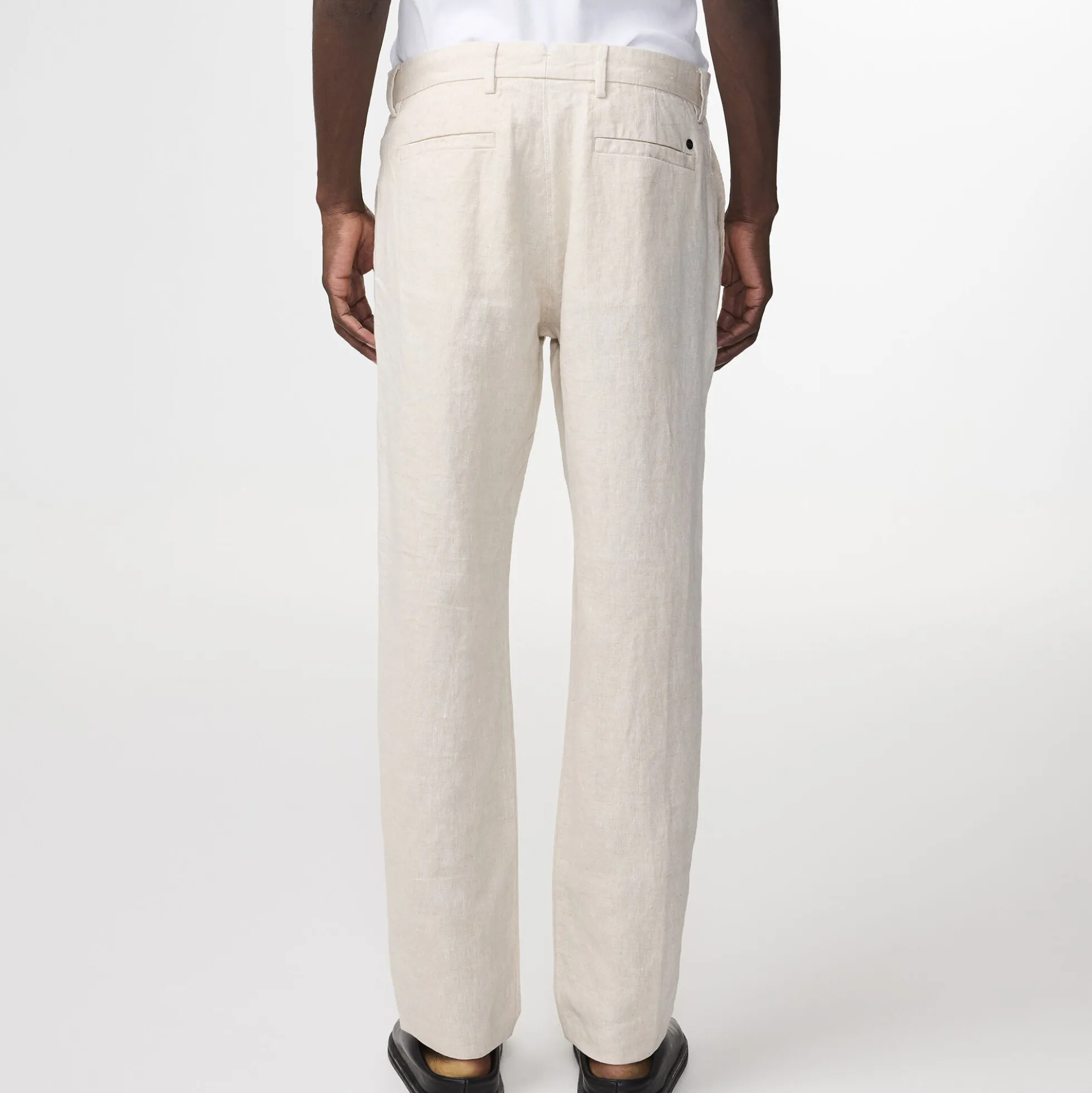 Theo Linen 1454 Trousers, oat