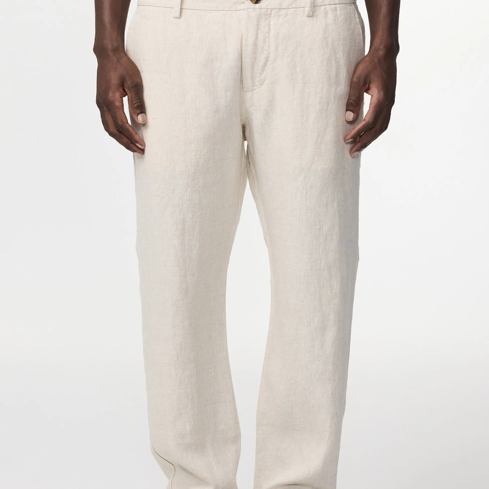 Theo Linen 1454 Trousers, oat