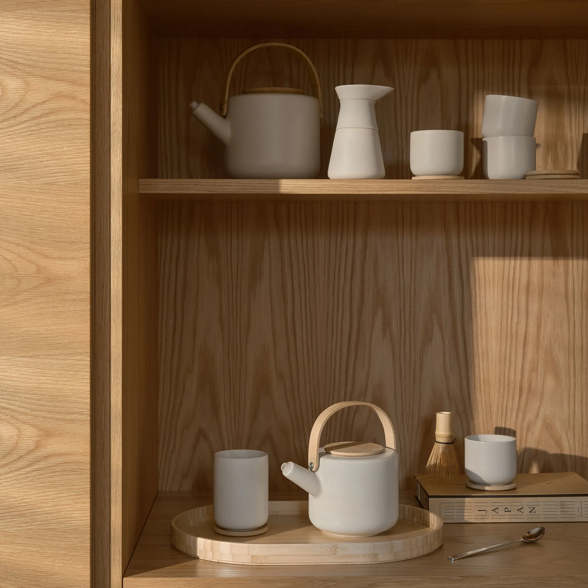 Theo serveringsbakke, bamboo