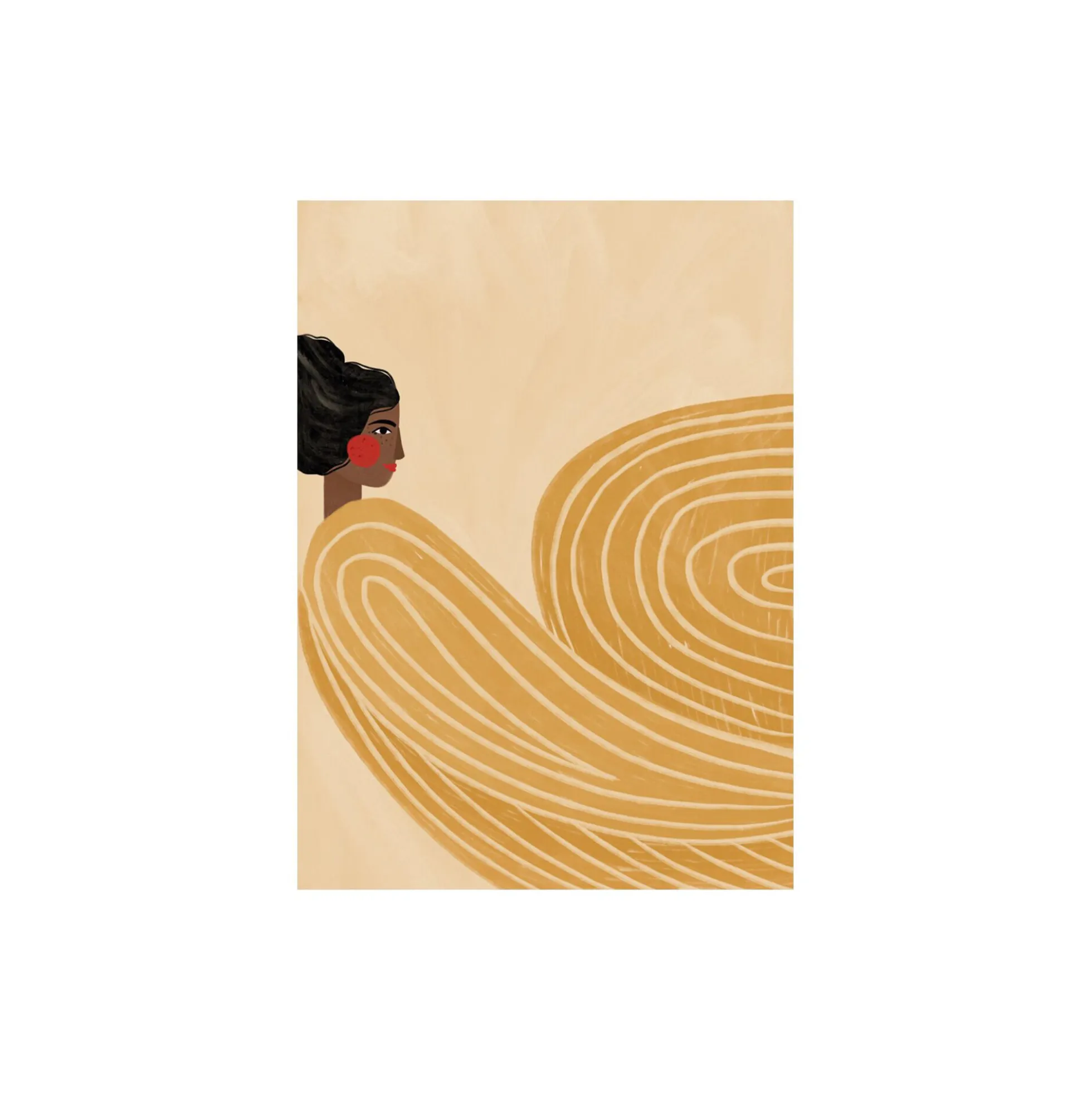 The Woman with the Yellow Stripes