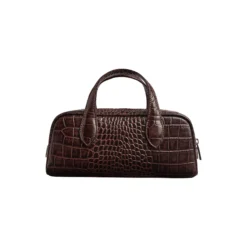 ThoraMBG Bag Croco, espresso brown