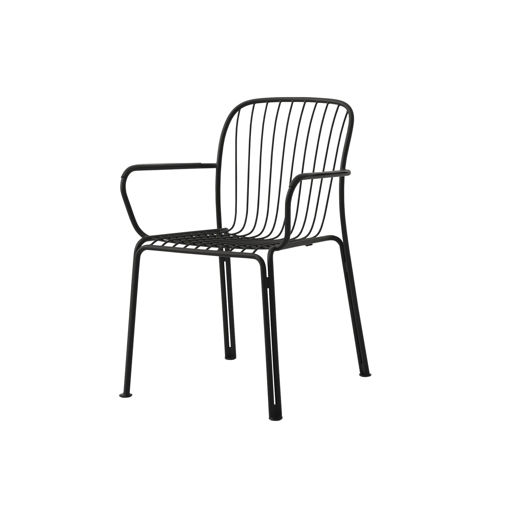 Thorvald SC95 Outdoor Armchair, warm black