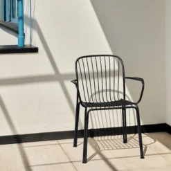 Thorvald SC95 Outdoor Armchair, warm black