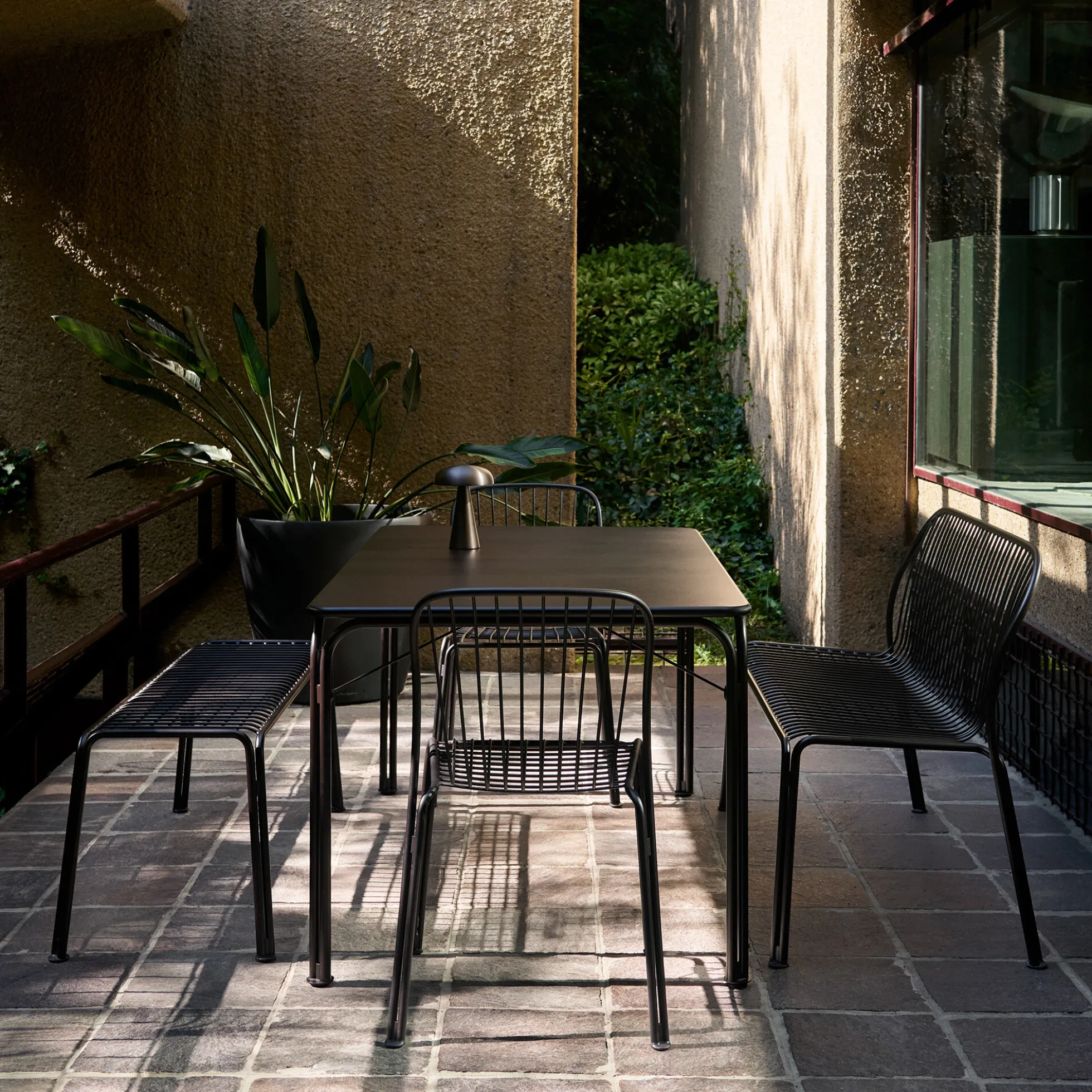 Thorvald SC112 Outdoor Bench, bronze green