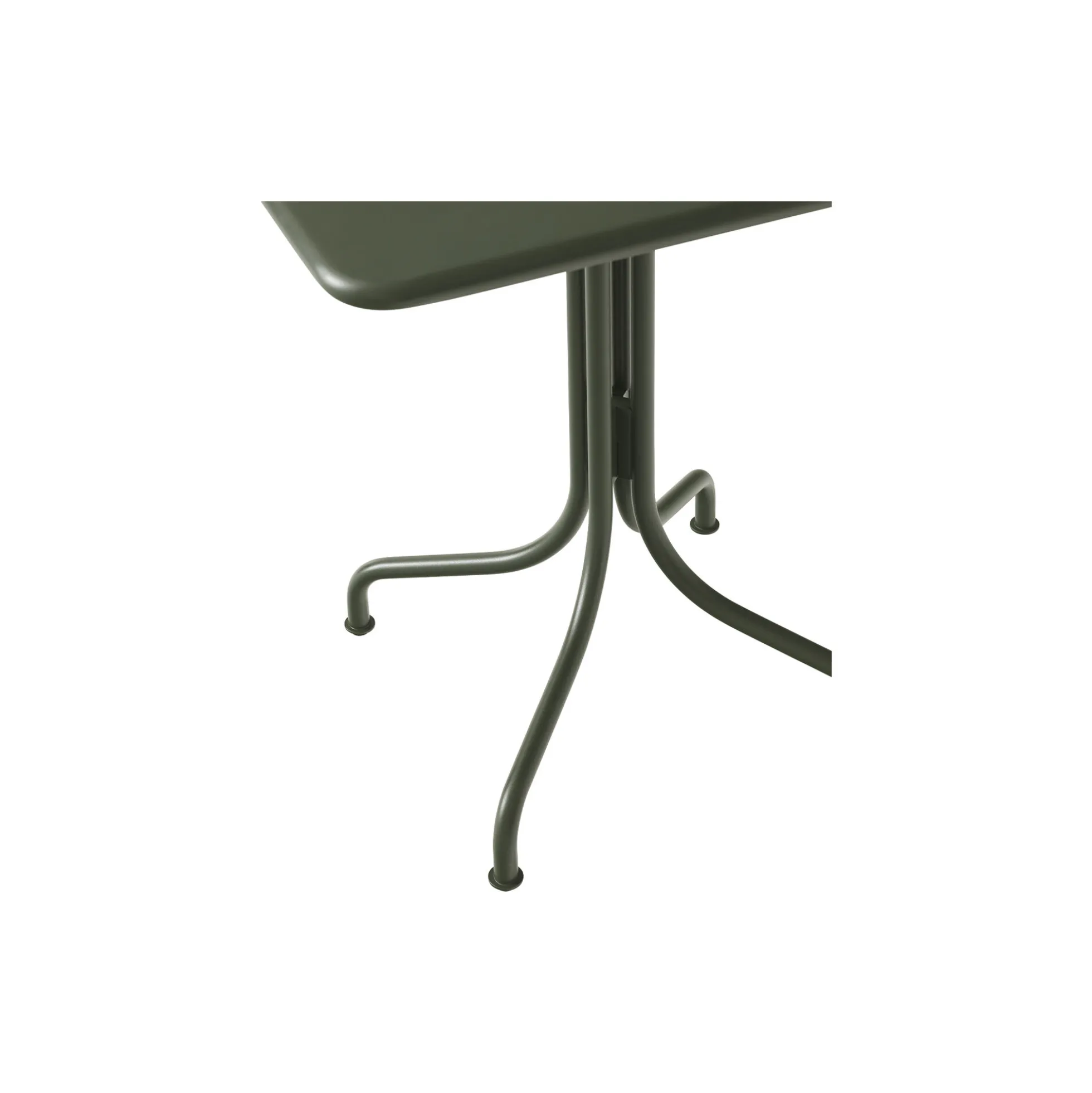 Thorvald SC97 Outdoor Café Table Square, bronze green