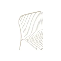 Thorvald SC111 Outdoor Dining Bench, ivory