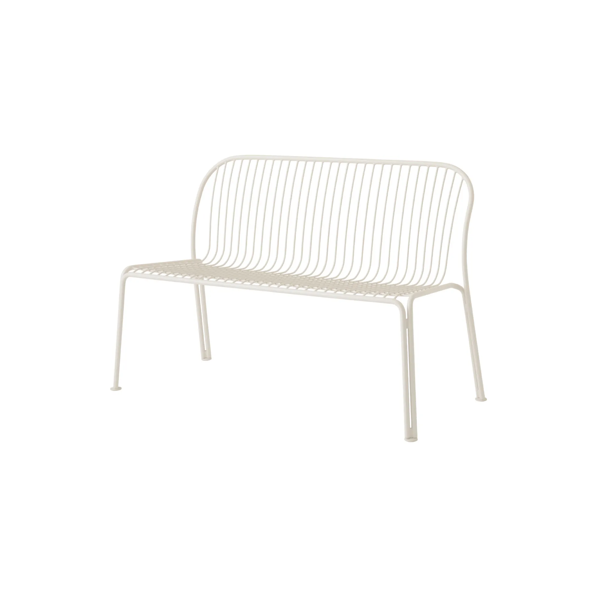 Thorvald SC111 Outdoor Dining Bench, ivory