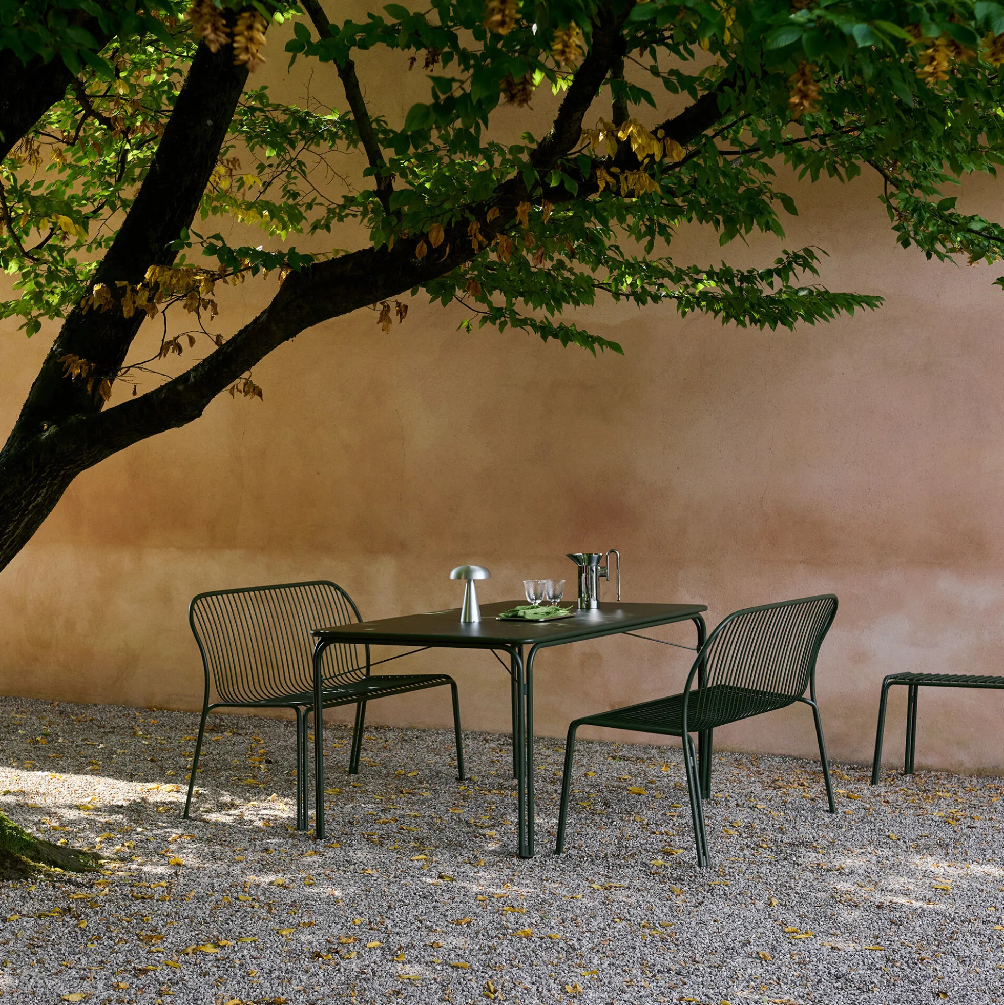 Thorvald SC113 Outdoor Dining Table, bronze green