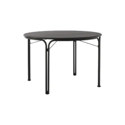 Thorvald SC98 Outdoor Dining Table, warm black