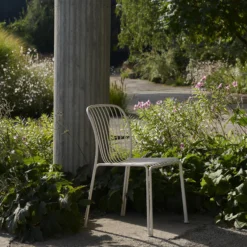 Thorvald SC94 Outdoor Side Chair, ivory